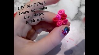 How to Make Pretty Clay Roses