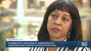 Valley domestic violence survivor shares experience in hopes of helping others