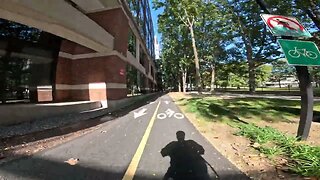 Cambridge 4K Ebikes Lane AMES St MIT - Great Paths here check the bike traffic signals 🚴‍♂️🚴‍♂️🚴‍♂️