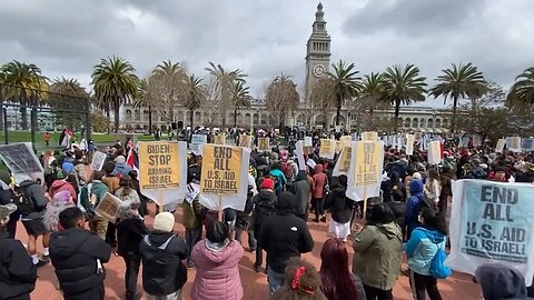 Crowds March in San Francisco to Protest Killing of Palestinians in Gaza 3-3-2024