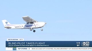 Blind pilot takes off for Washington D.C. to prove limitations don't exist