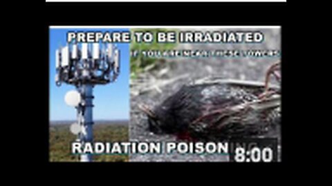 PREPARE TO BE IRRADIATED (RADIATION) IF YOU LIVE NEAR 5G TOWERS OR TERMINALS