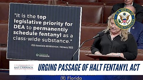 Rep. Cammack Speaks On The House Floor In Support Of HALT Fentanyl Act