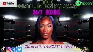 Claressa Shields The Gwoat in my words | 24/7 Boxing 1rst boxing show