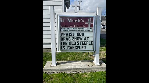 St. Mark’s Lutheran Church STANDS for CHILDREN and Freedom of Speech in Ferndale, CA