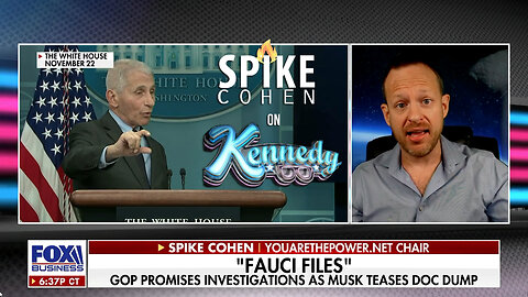 Musk teasing the release of "Fauci Files" - Spike on Kennedy - 1/3/23 - part 2