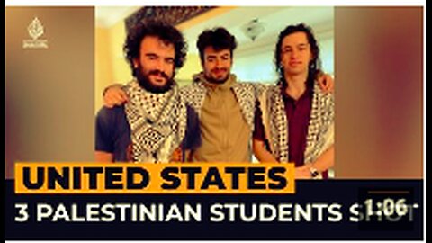 Suspect arrested in shooting of 3 Palestinian students in US