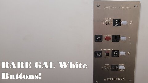 Rare GAL! 1966 Westbrook Traction Elevator at History Museum of Catawba County (Newton, NC)