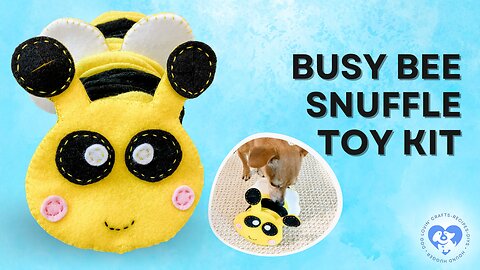 New Pattern Kit! Busy Bee Snuffle Toy