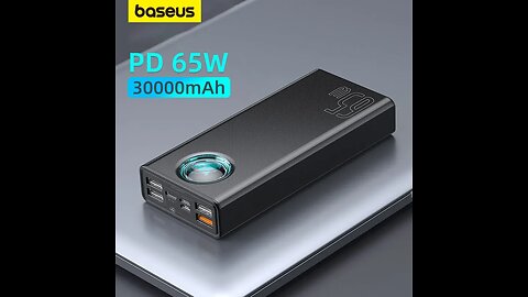 65W Power Bank 30000mAh PD Quick Charge