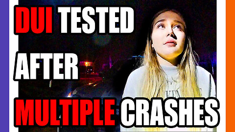 College Chick Crashes Multiple Times And Gets DWI Checked