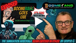 BOOMERANG: The Simulation Arbitrage Scam Exposed in 09:22 by CrYptO Ġ