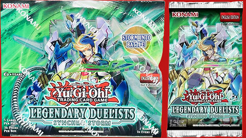 Yu-Gi-Oh! Legendary Duelists Synchro Storm 1st Edition English Booster Box Opening.