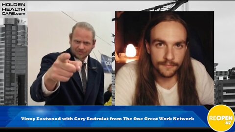 Cory Endrulat from the One Great Work Network on The Vinny Eastwood Show