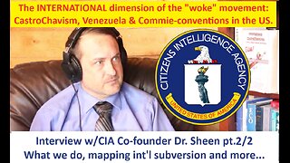 Interview with CIA co-founder Dr. Ariel Sheen. Part 2 of 2.