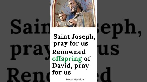 Saint Joseph pray for us #shorts
