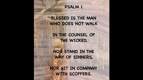 PSALM 1