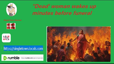 'Dead' woman wakes up minutes before funeral !!