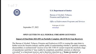 ATF “clarifies” their position on gun kits…