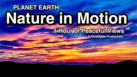 Planet Earth: Nature in Motion - 1 Hour of Peaceful Views HD Screensaver - Nature Scenery 4K