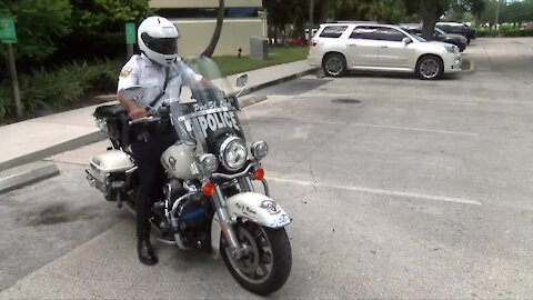 PSLPD motorcycle officers will get new full face helmets after officer suffered injuries in February crash