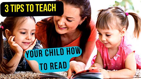 📚🌈Unlock Your Child's Reading Potential | 3 Tips to Teach Your Child How to Read🚀✨