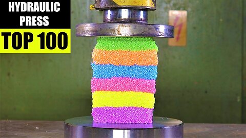 Top 100 best Hydraulic press compilation 2023 _ crushing stasifaction