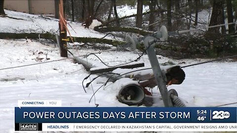 Tens of thousands without power days after Northern California storm