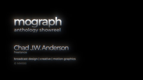 Showreel Mograph Anthology | Broadcast Design • Live Performance Screens