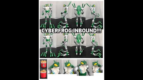CYBERFROG ACTION FIGURE DEBUTED BY ETHAN VAN SCIVER - COMIC ARTIST PRO SECRETS IS ON FIRE!!!!