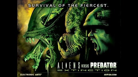 ALIENS VS PREDATOR EXTINCTION 2005 GAME + PREDATOR HUNTING GROUNDS 2020