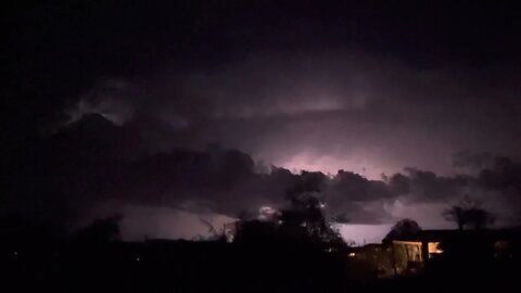Monsoon lightning in Arizona