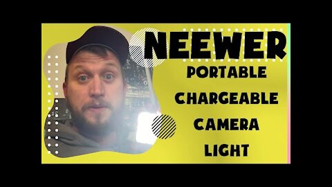 Neewer CL-36 Mini LED Video Light, Portable On-Camera Light REVIEW AND UNBOXING!