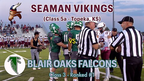Blair Oaks Falcons Football 2023 vs Seaman Vikings (5a Topeka, KS)