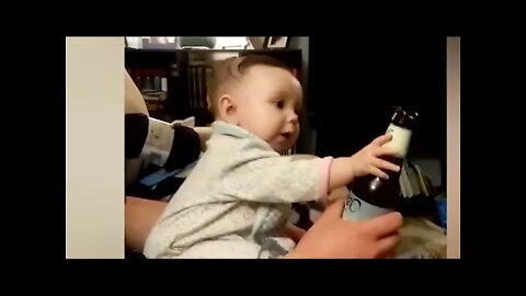 Cute Baby and Daddy Play Together compilation