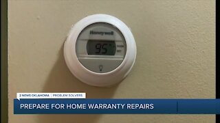 Prepare for home warranty repairs