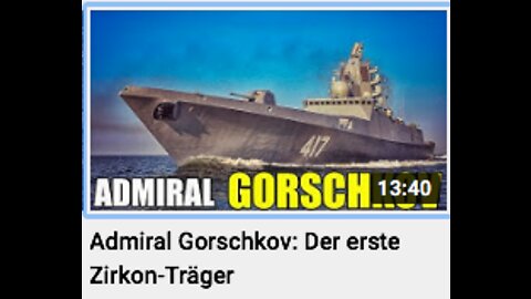 Admiral Gorschkov: Der erste Zirkon-Träger