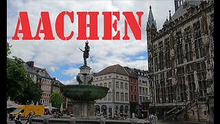 Walking in Aachen, Germany.