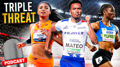 Julien Alfred || Gabby Thomas || Pablo Mateo || Texas Relays 2024