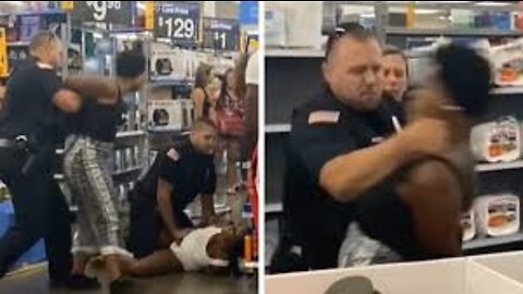 UPSTATE NEW YORK POLICE OFFICER PLACED ON LEAVE AFTER PUNCHING BLACK WOMAN IN THROAT DURING WALMART ARREST.🕎Matthew 5:25 “Agree with thine adversary quickly, whiles thou art in the way with him; lest at any time the adversary