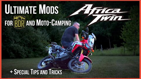 Honda Africa Twin Mods - BDR Rides and Moto-camping Build
