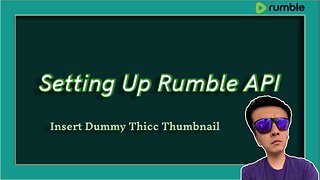 Rumble's New API Setup in OBS