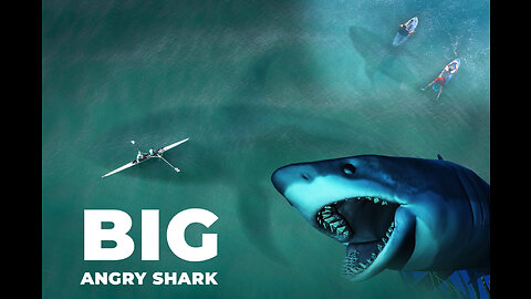 Big Angry Shark - The Ocean 4K - Planet Earth With Music