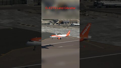 Smooth Landing at Gibraltar Airport #shorts