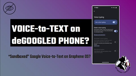 deGoogled Google Voice-to-Text on Graphene OS?