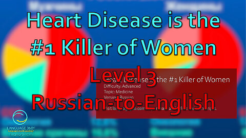 Heart Disease is the #1 Killer of Women: Level 3 - Russian-to-English