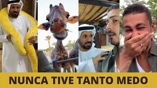 Carlinhos Maia e Lucas Visitam a Casa do SHEIK Onde o Seu Quintal é Um ZOOLÓGICO em DUBAI