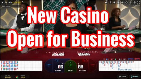 New Live Dealer Casino || Open for Business || Roulette || Baccarat