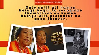 The Life Of Amelia Boynton Robinson