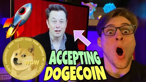 Elon Musk Dogecoin ACCEPTANCE!!!